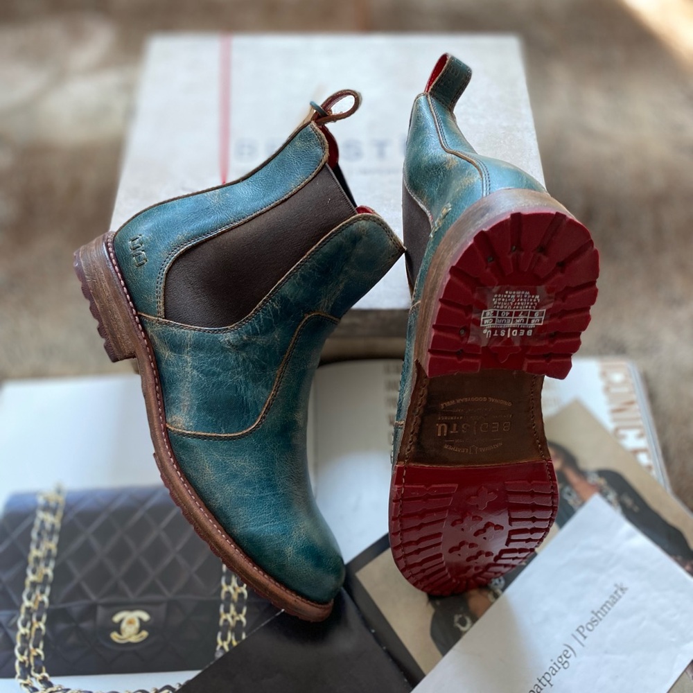 Bed Stu Nandi Leather Ankle Boots - Picture 8 of 15